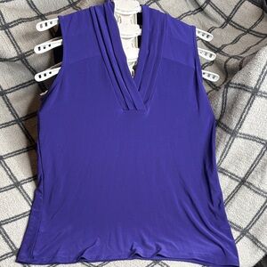 Anne Klein Vivid Purple Tank Top